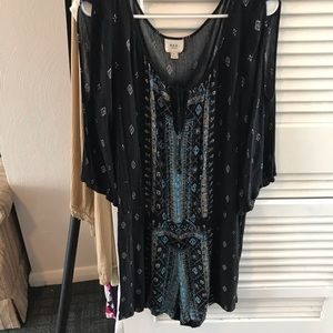 Eci top. XL. Jumpsuit. Short.  Cold shoulders